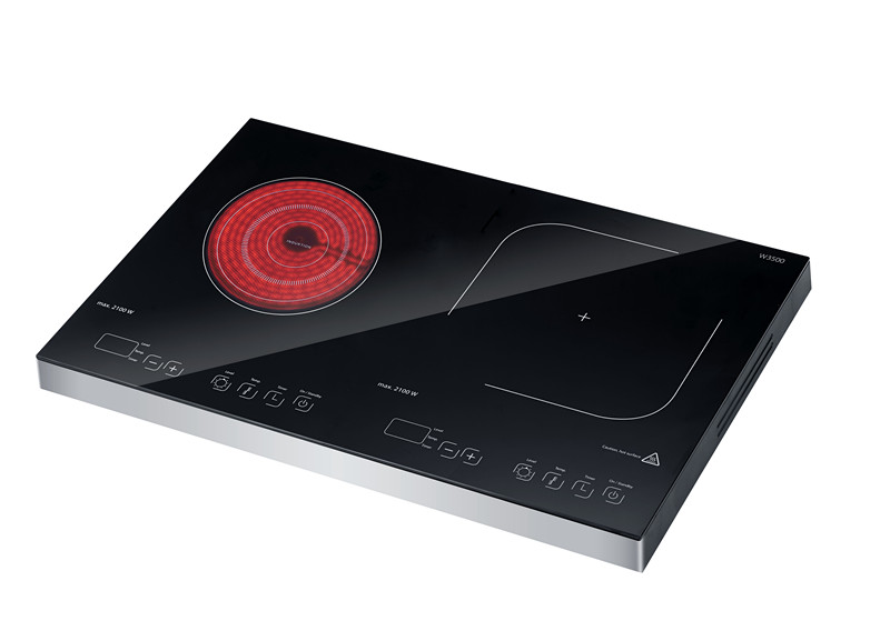 3300W table induction cooker&infrared cooker,stainless steel front panel