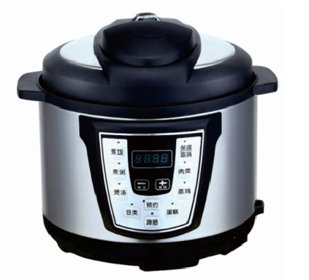 Stainless steel housing classic pressure cooker