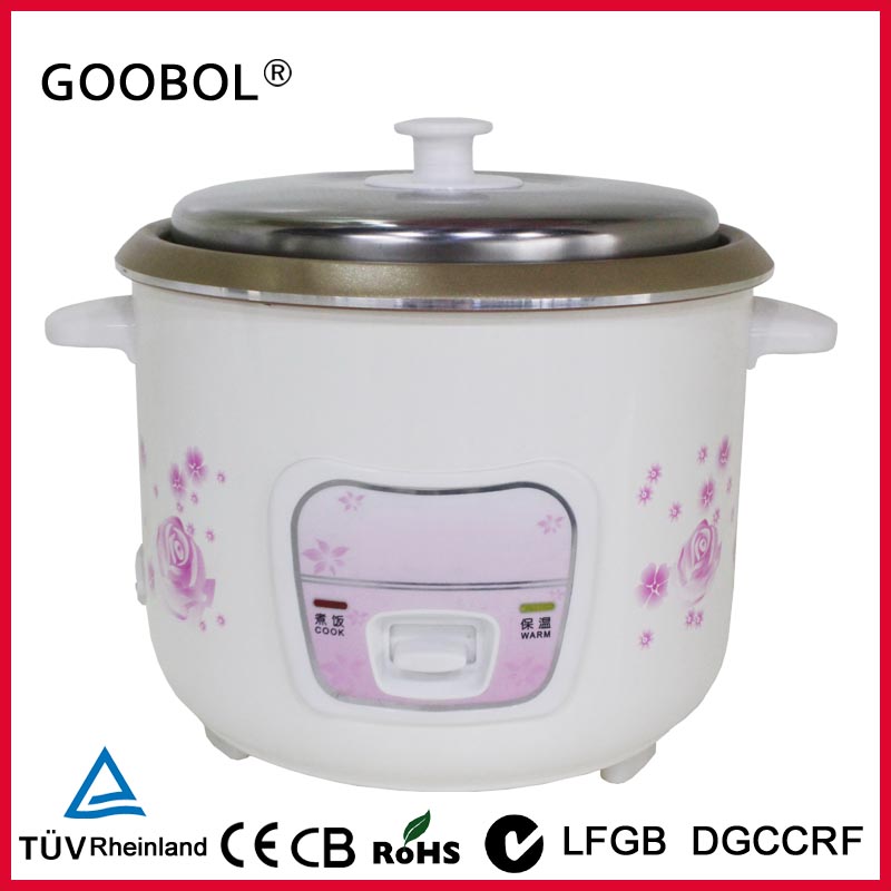 Three round pin rice cooker to India market 220-240V rice cooker