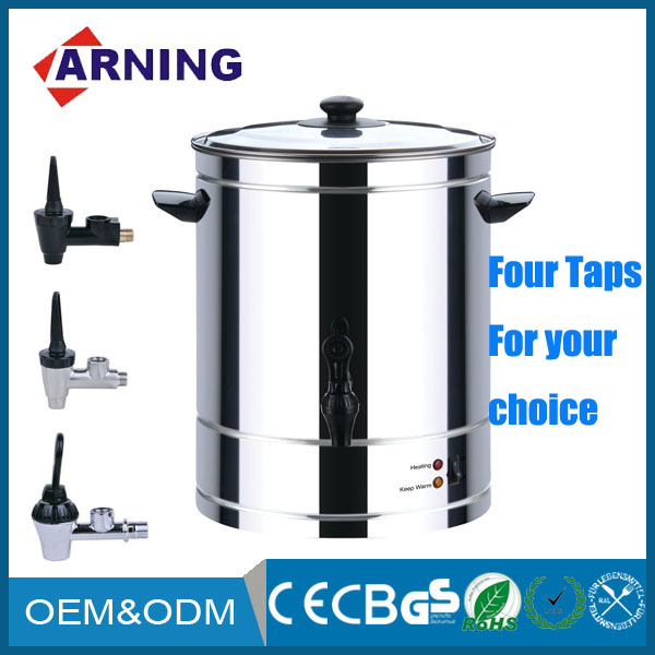 10L Electric Commercial Water Boiler Stainless Steel Water Urn Tea Boiler with Adjustable Thermostat