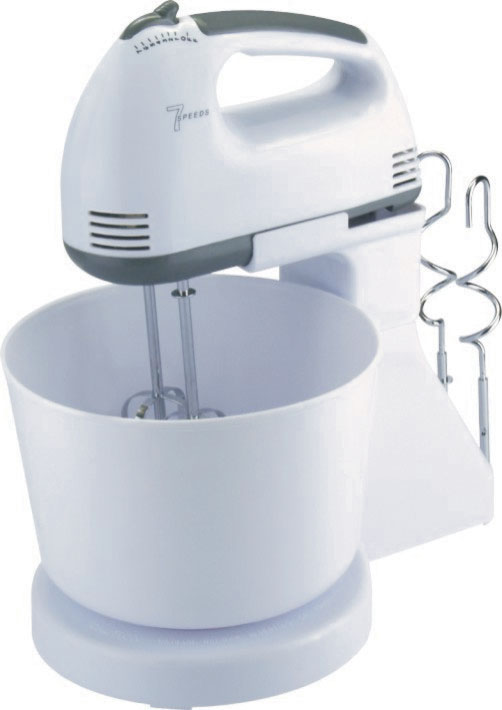 Egg beater,kitchen hand mixer with bowl，food mixer,7 speed