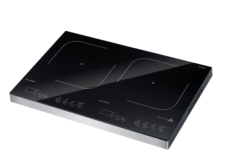 Stylish induction cooker with stainless steel part 3500W