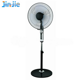 Products > Stand Fan > Round Base Stand Fan > 16“summer black classics with LED timing household round stand fans Manufacturers selling fan Manufacturers selling fan