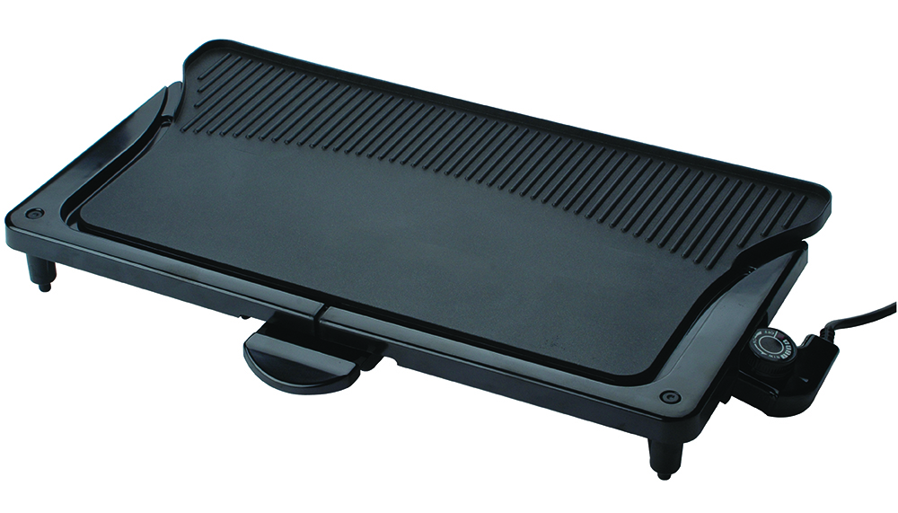 Barbecue Non Stick Coating Surface 2000W 20.8"x10.6" Electric BBQ Grill & Griddle