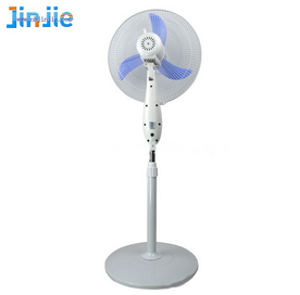 Products > Stand Fan > Round Base Stand Fan > 16“high quality low price DC round base stand fan can lift timing oscillation and can pick up solar panels