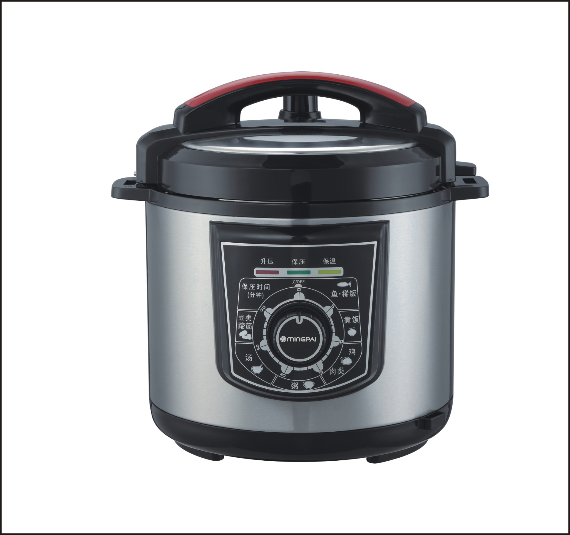 Multi function, 8 multiple safety protections, safe & convenient electrical pressure cooker