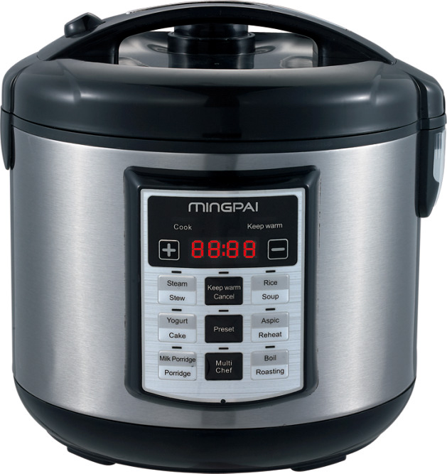 13 AUTOMATIC PROGRAMS, LED display, 24 hours preset function, Safe & Convenient rice cooker