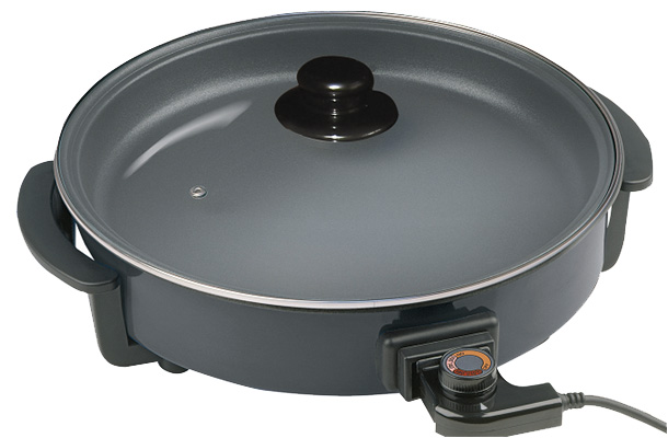Aluminum Cookware 1500w 34/36cm 7cm for Depth Electric Pizza Pan 