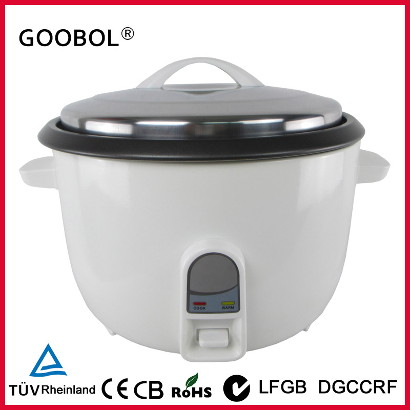 Commercial big size drum shape rice cooker for business use
