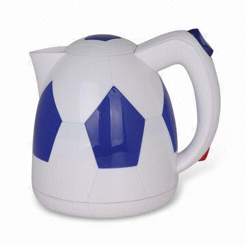 1.5 L Plastic Cordless Kettle Water Boiler football shape