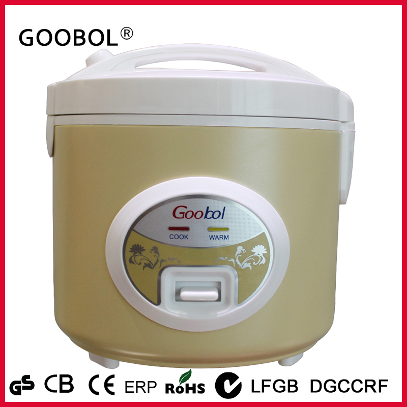 Non-stick coating inner pot deluxe rice cooker plastic steamer