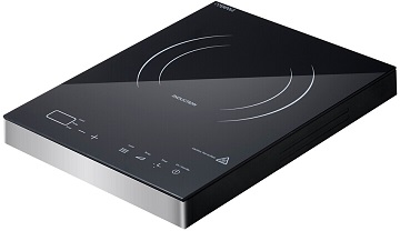 FCC/cETL Single induction cooker/Induction cooktop with SS front panel 1400W