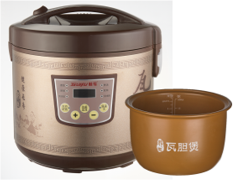 Ceramic inner container rice cooker