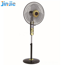 Products > Stand Fan > Round Base Stand Fan > Factory direct sale can be customized size with LED round base stand fans foreign trade export fans