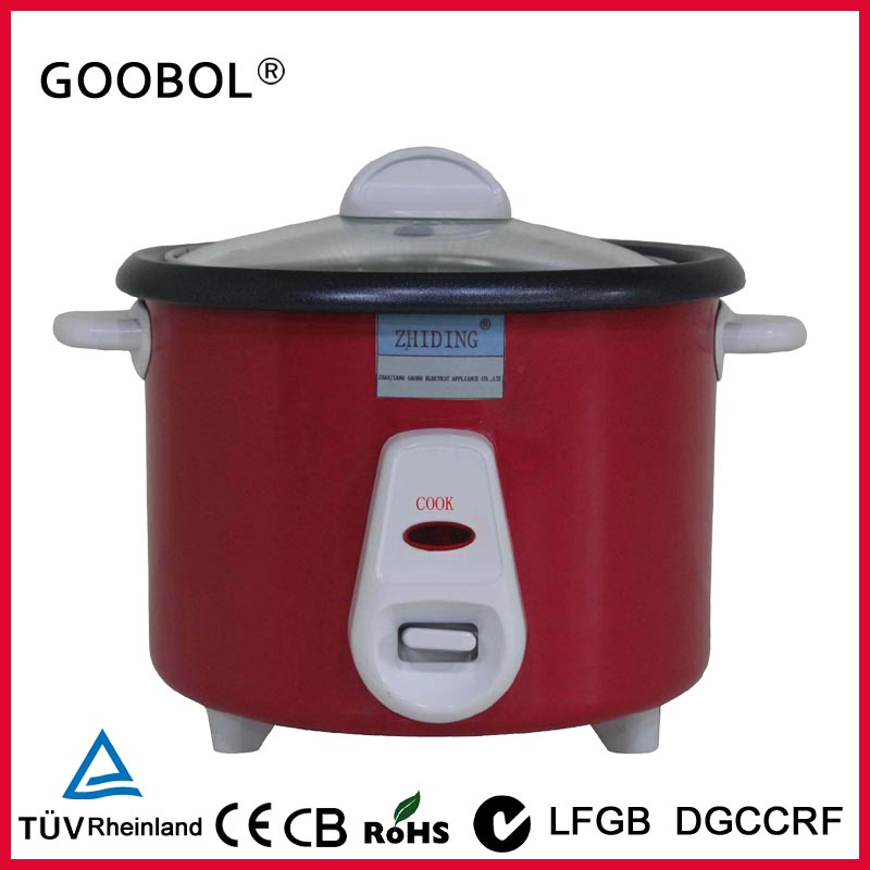 Drum rice cooker aluminium inner pot rice cooker glass lid rice cooker