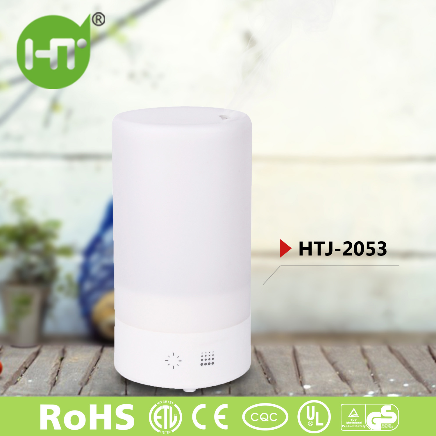 HTJ-2053 0.8L Mini Air Cooler Aromatherapy Ultrasonic Aroma Essential Oil Available Humidifier