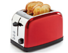 DINGDUAN TOASTER Removable crumb tray and auto-centering system 