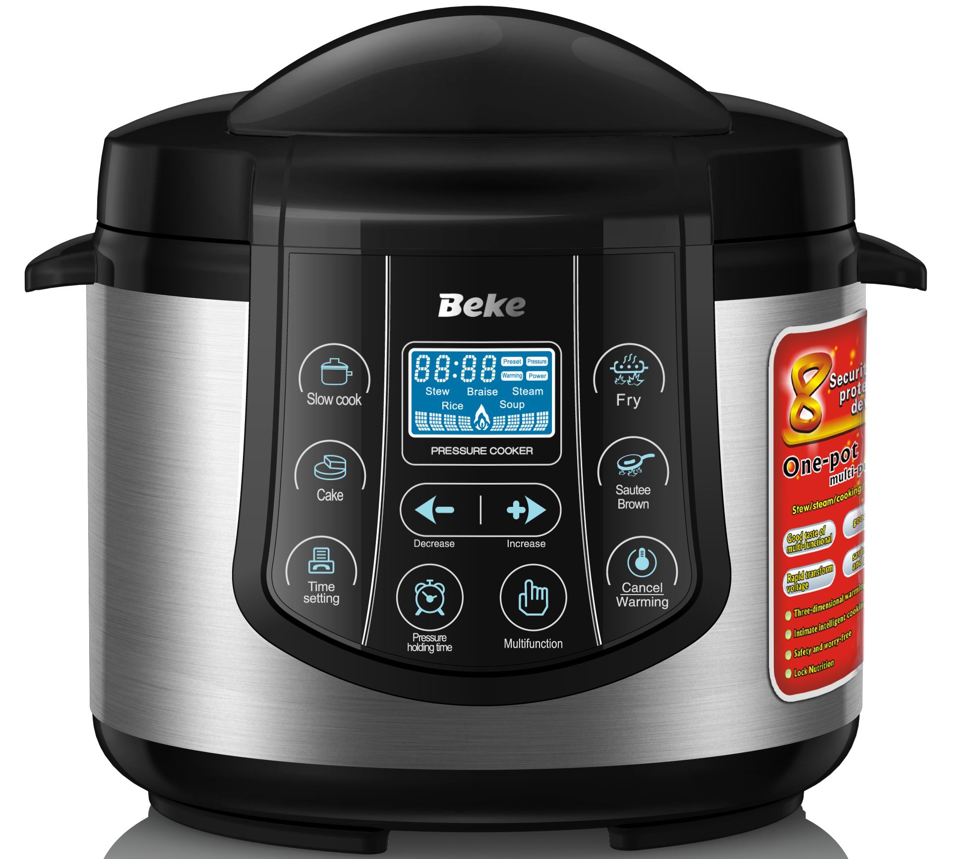 Big LCD diplay Pressure Cooker kitchen appliances SC-100G