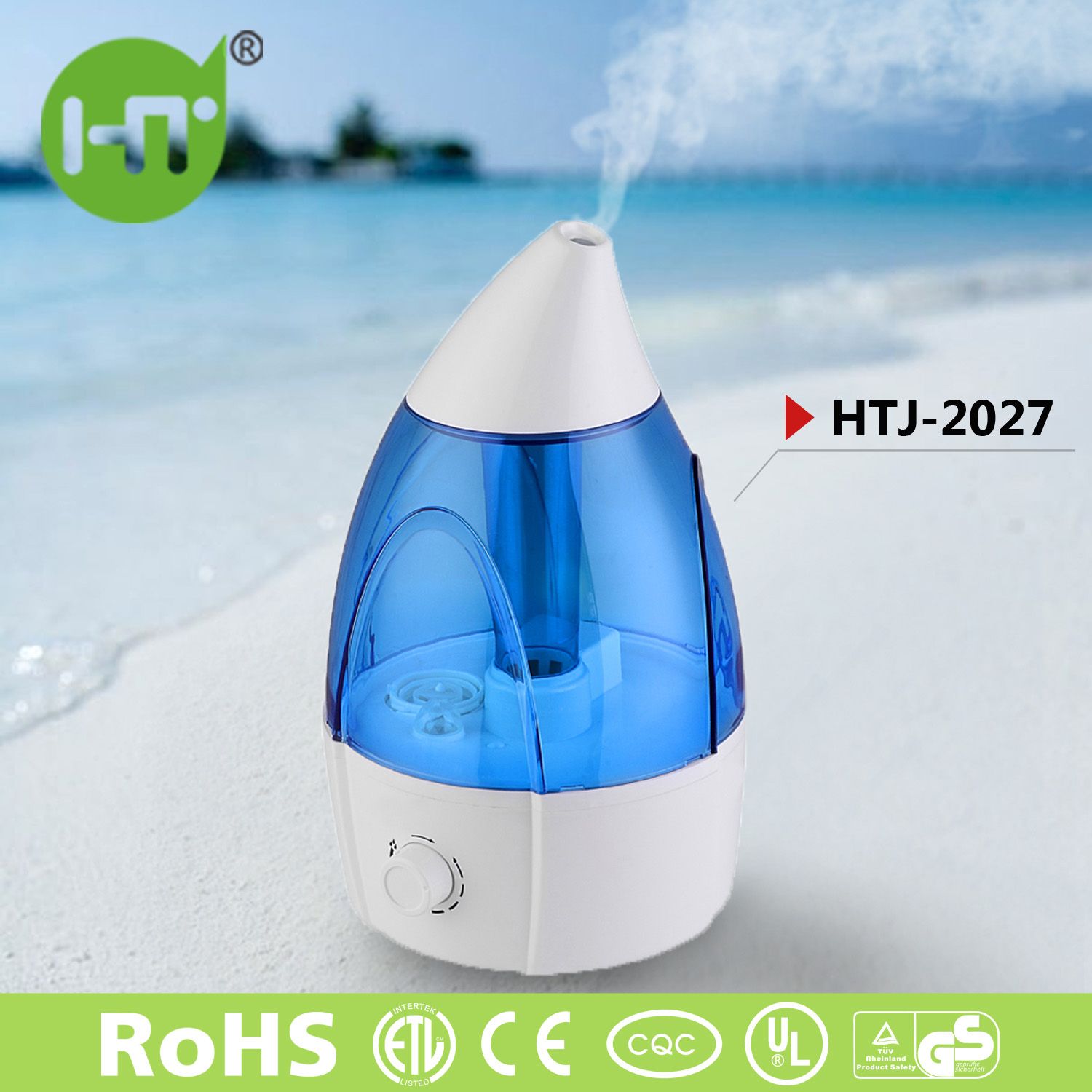 HTJ-2027B 3.0L LED Cool Mist Spray Essential Oil Available Humidifier