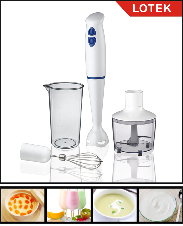 With 10 years experience plastic stick blender
