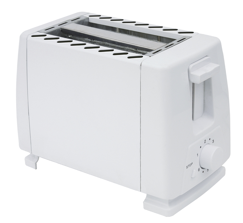 color Painting & Plastic Panels 2-slice Toaster With Mid Cycle Stop Function