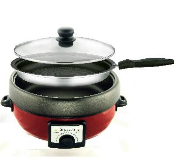 3.8L CDK-160AL Red Multi -Cooker, hot pot