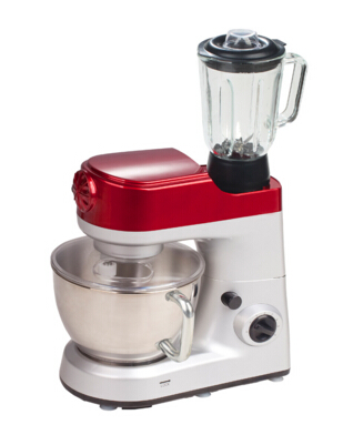 Stand Mixer, 1.2L Glass Jar, 5L Brush Stainless Steel Bowl