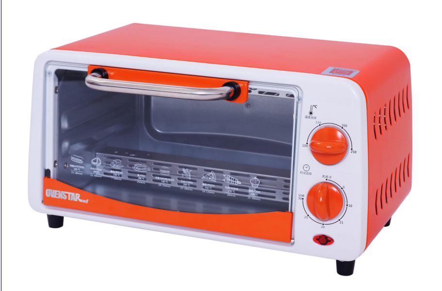 9L Electric Oven with Accurate Temperature,Orange Housing,Basic Function