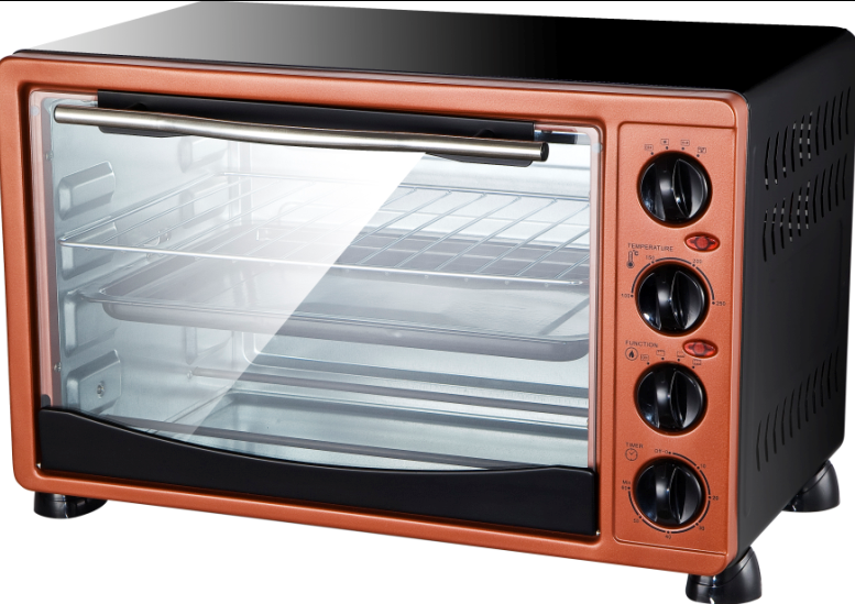 30L Electric Oven with Accurate Temperature,Black/White Housing,Rotisserie/ Convection Function