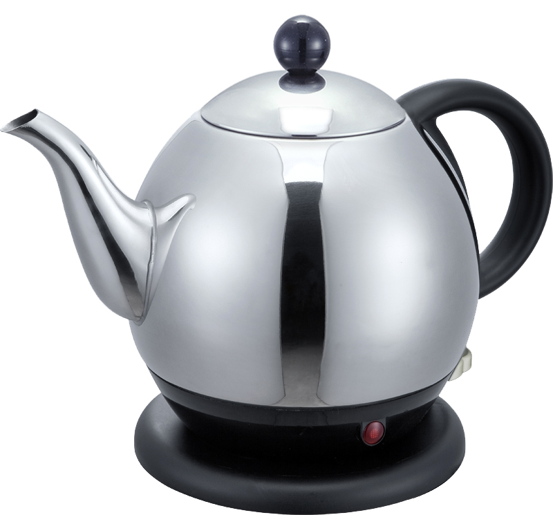 Hotel use & tea making design 1.0L stainless steel electric kettle