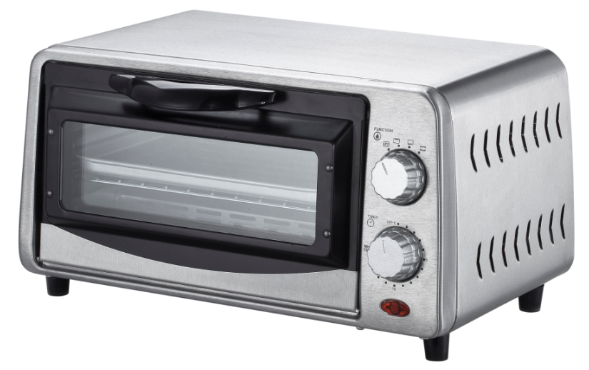 9L Toast Oven Oven with Accurate Temperature,Black/White Housing,Basic function