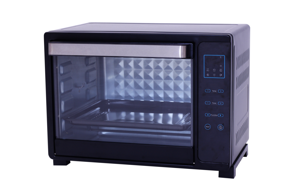 35L Touch Screen Oven,Black/White Housing,Diamond Liner,Rotisserie/ Convection Function
