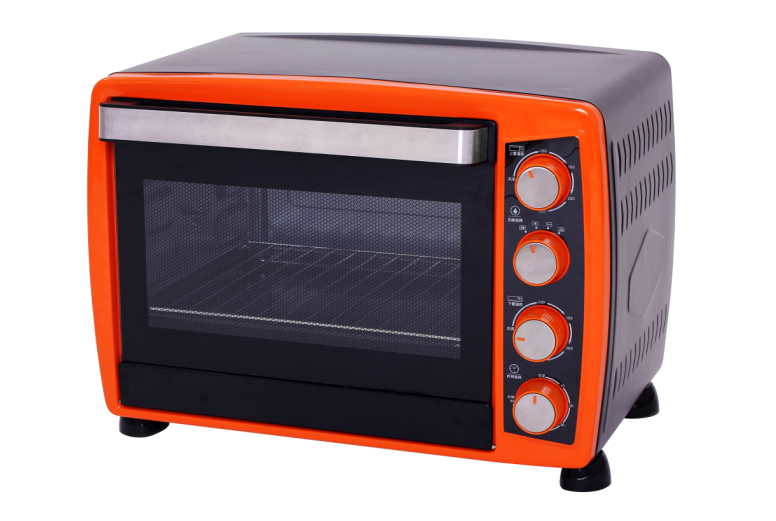 35L Electric Oven with Accurate Temperature,Black/White Housing,Rotisserie/ Convection Function 