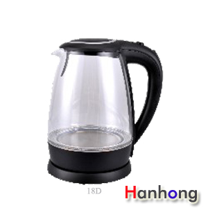 Electric Glass Kettle with 3,000W Power,suitable for hotel 