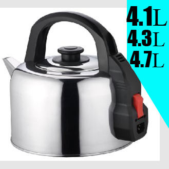 Electric stainless steel Cordless Kettle 4.7L 