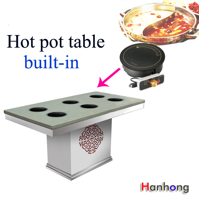 beef hot pot ,seafood hot pot,buffet hot pot table manufacturer in america，induction cooker