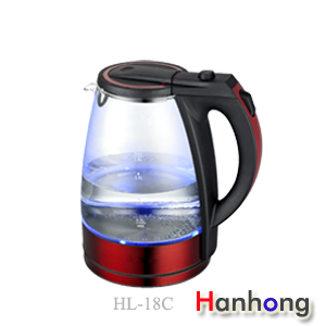 2016 NEW Design Blue LED Glass Kettle  Glass Kettle China Kitchen Small Kitchen Appliance Home