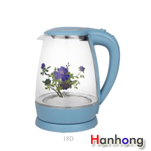 Automatic Shut Off Electric Water Kettle Glass Material for hotel Restaurant Office using 