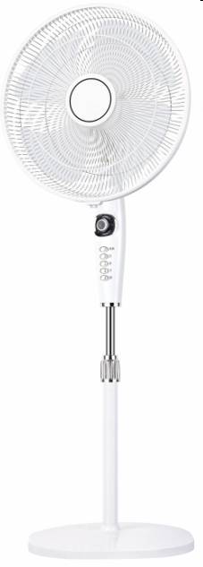 16"White color stand fan with fashionable design