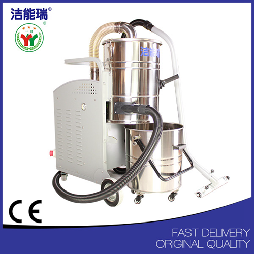 Industrial vacuum cleaner with three-phase electric for absorbing metal polishing powder