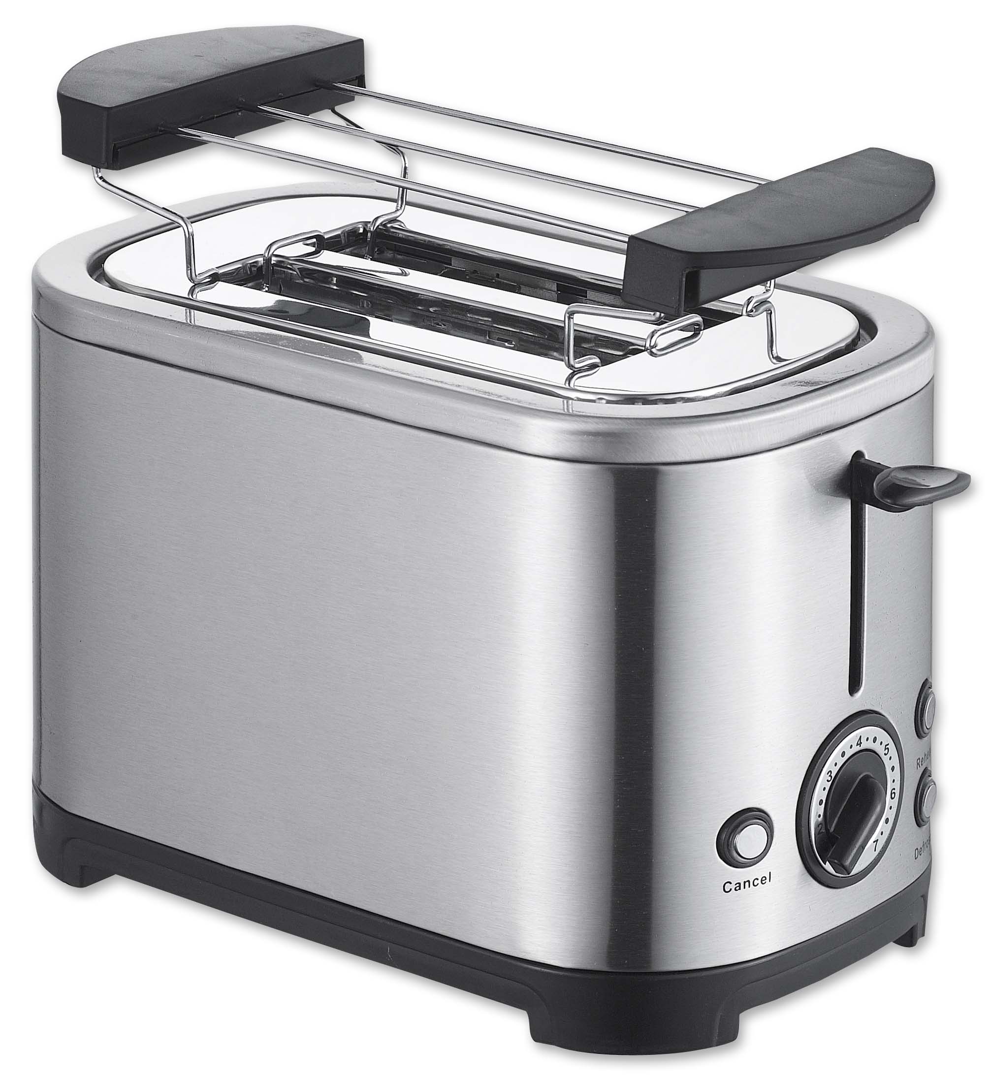 Stianless steel toasters multifunction defrost reheat cancel with indicator light toaster