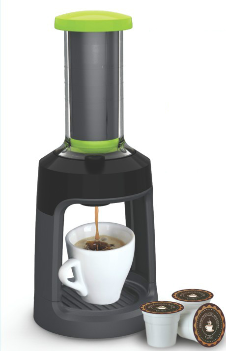 K-cup type capsule coffee machine