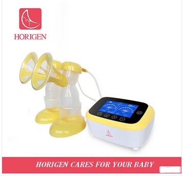 Horigen Chicture Double Electric Breast Pump with LCD Screen & Rechargeable Li-ion Battery