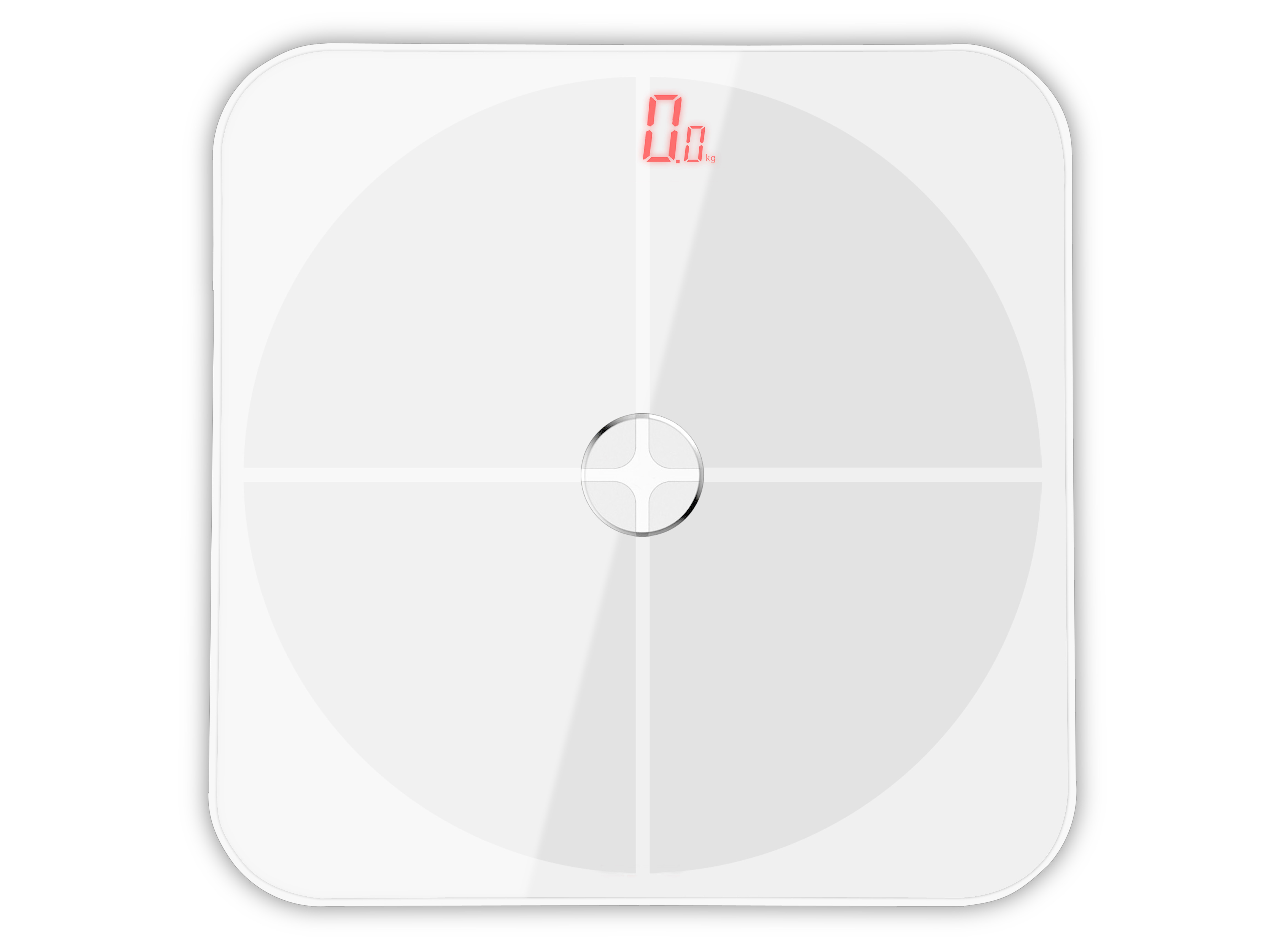 Bluetooth body fat digital weighing scales with ITO glass plate electronic bathroom scale
