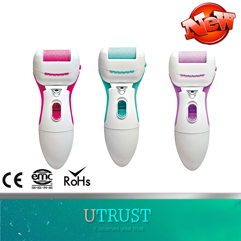 2016 High Quality Colorful Battery electric foot callus remover hot selling