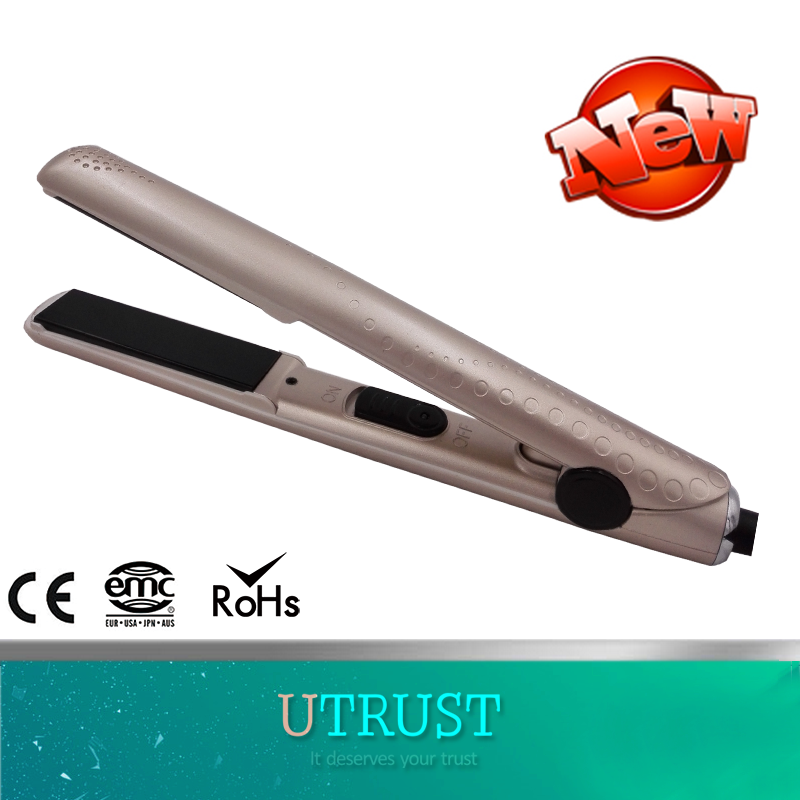 2016 cheap Solid new arrival gold color hair straightener on sale