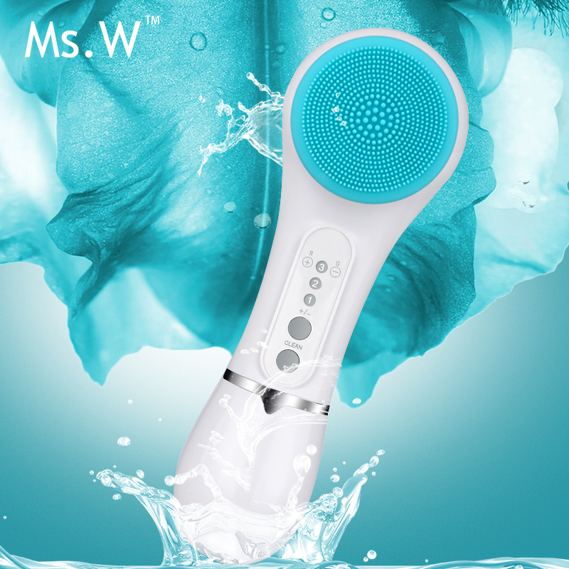 Electric Vibration facial cleansing brush for face pore cleaning