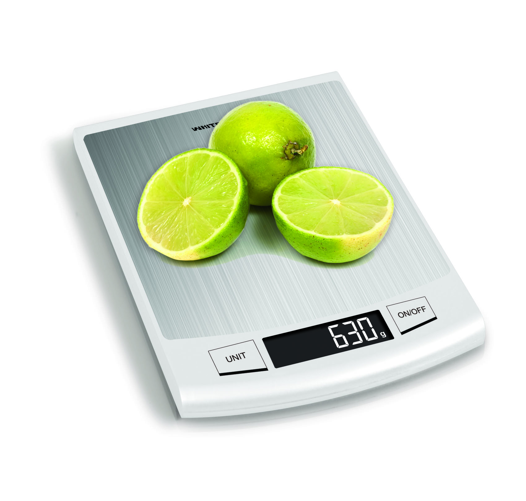 Stainless steel kitchen scale with touch sensor LCD display