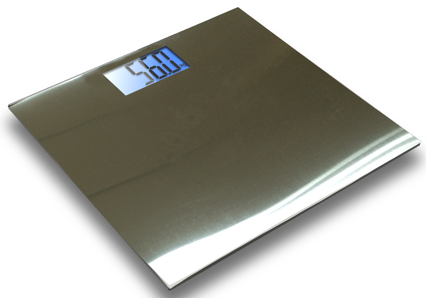 Stainless steel bathroom scale