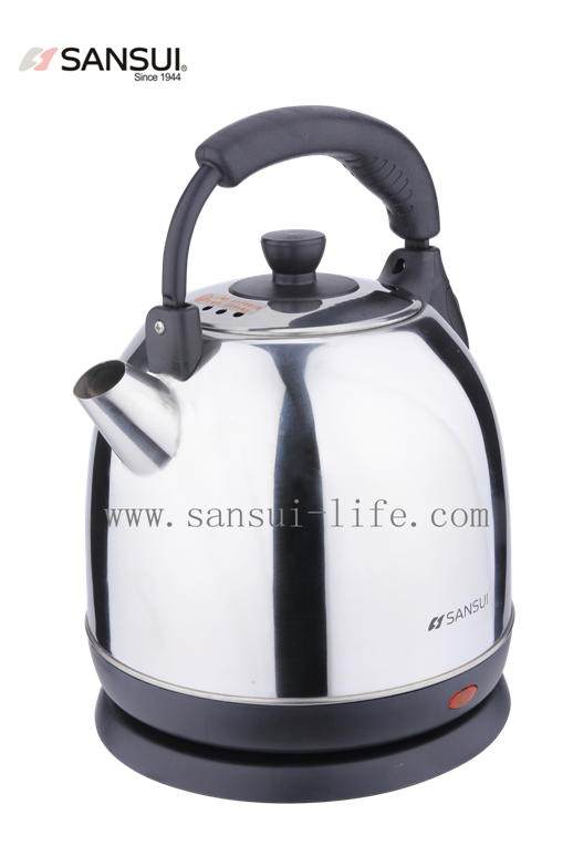 SANSUI CL-140S Big capacity High-quality stainless steel reflective body Electric Kettle, with 3C